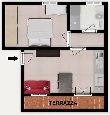Apartman Intero Tranquillo E Immerso Nel *